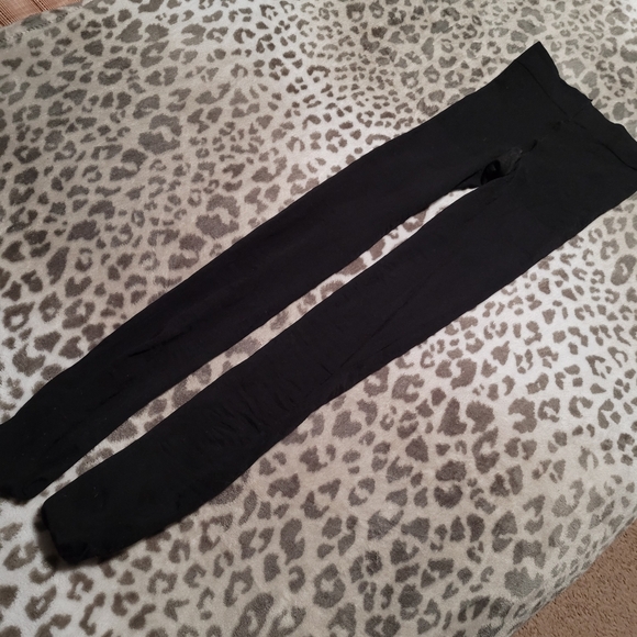 NWOT Black Stockings Tights Stretchy Socks Size S Small Stretch - Picture 4 of 5